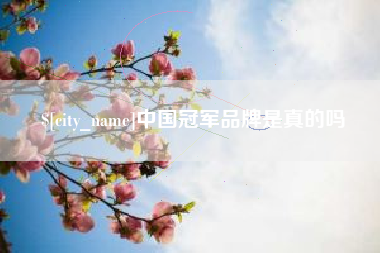吉安中国冠军品牌是真的吗