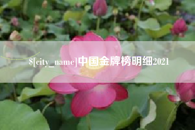 吉安中国金牌榜明细2021