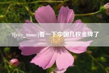 吉安看一下中国几枚金牌了