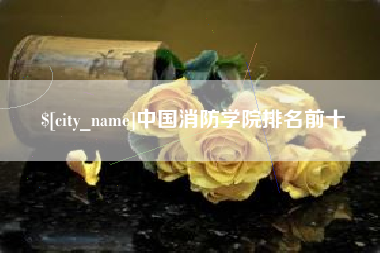 吉安中国消防学院排名前十