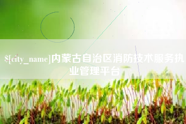 吉安内蒙古自治区消防技术服务执业管理平台
