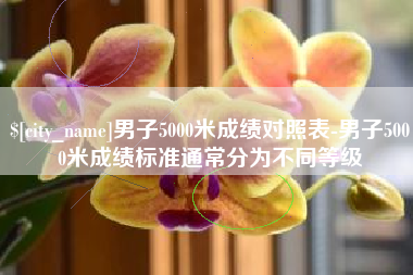 吉安男子5000米成绩对照表-男子5000米成绩标准通常分为不同等级