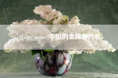 吉安中国的金牌有几名
