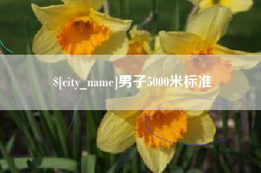 吉安男子5000米标准