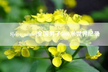 吉安全国男子5000米世界纪录