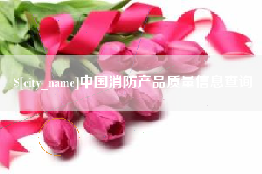 吉安中国消防产品质量信息查询