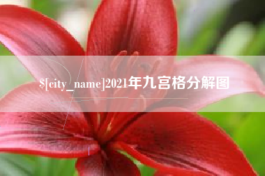 吉安2021年九宫格分解图