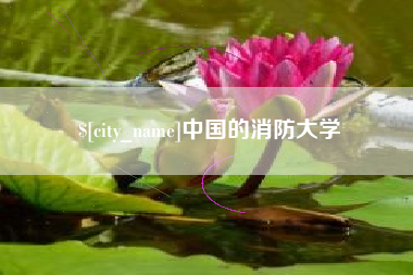 吉安中国的消防大学