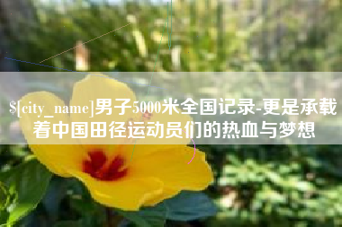 吉安男子5000米全国记录-更是承载着中国田径运动员们的热血与梦想