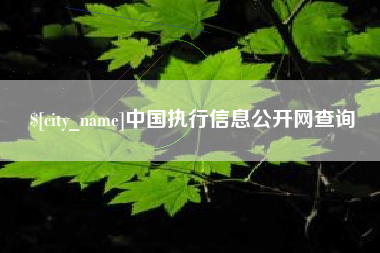 吉安中国执行信息公开网查询