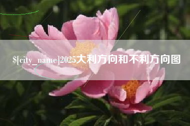 吉安2025大利方向和不利方向图
