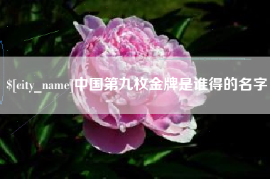吉安中国第九枚金牌是谁得的名字