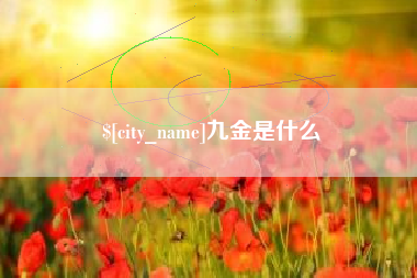 吉安九金是什么