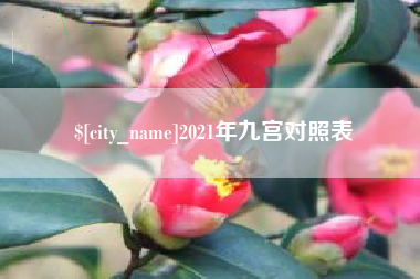 吉安2021年九宫对照表