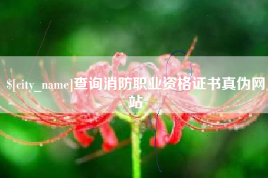 吉安查询消防职业资格证书真伪网站