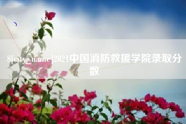 吉安2021中国消防救援学院录取分数