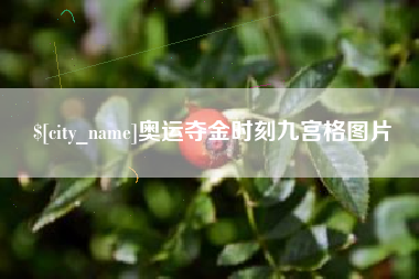 吉安奥运夺金时刻九宫格图片