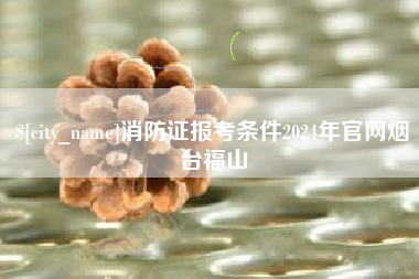 吉安消防证报考条件2024年官网烟台福山